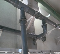 塩ビ配管工事