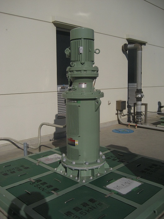 撹拌機据付工事